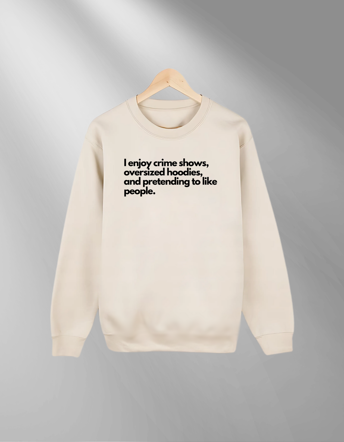 I like crime shows - women's definition - Sweatshirt