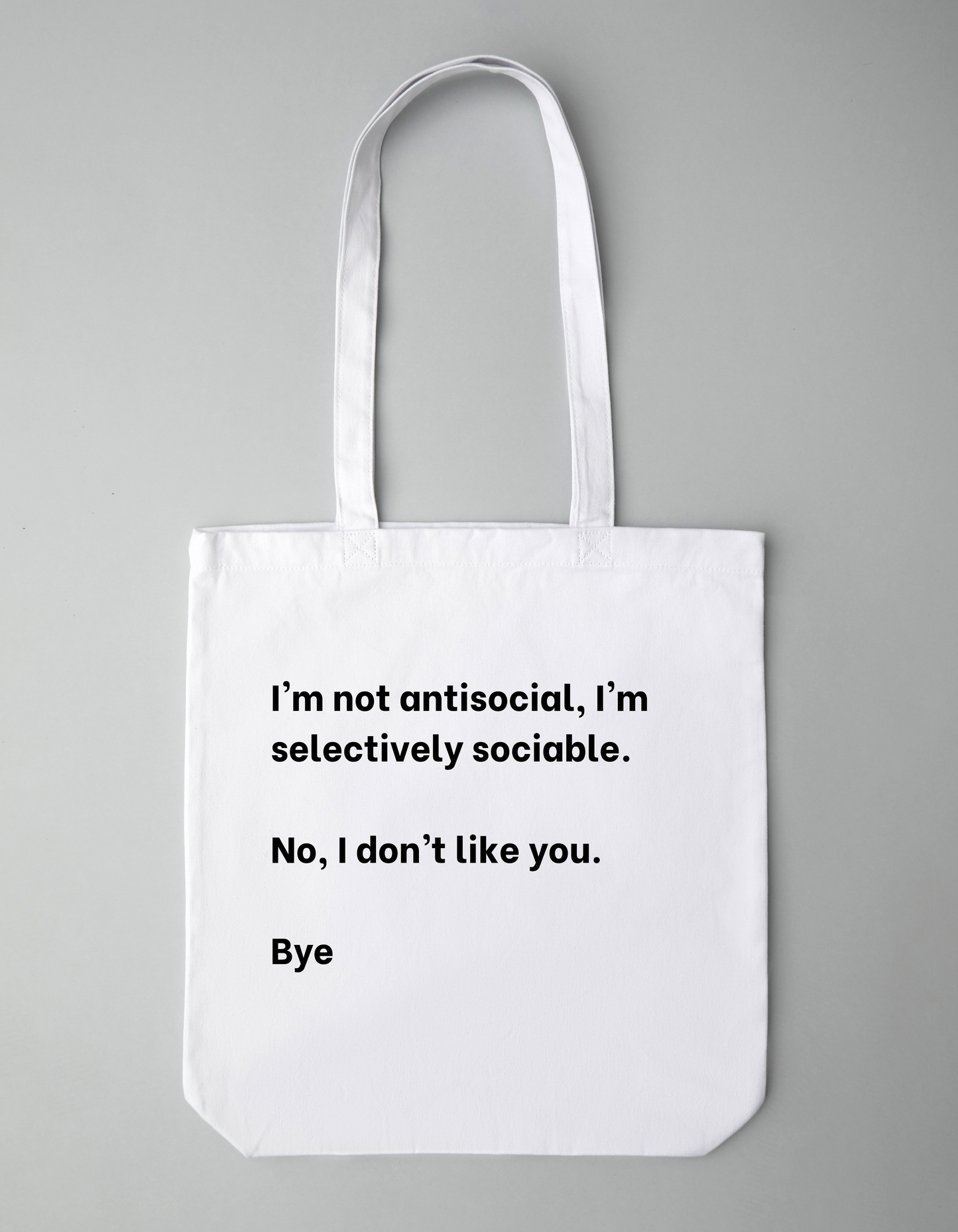 Selective Sociability  - Tote bag