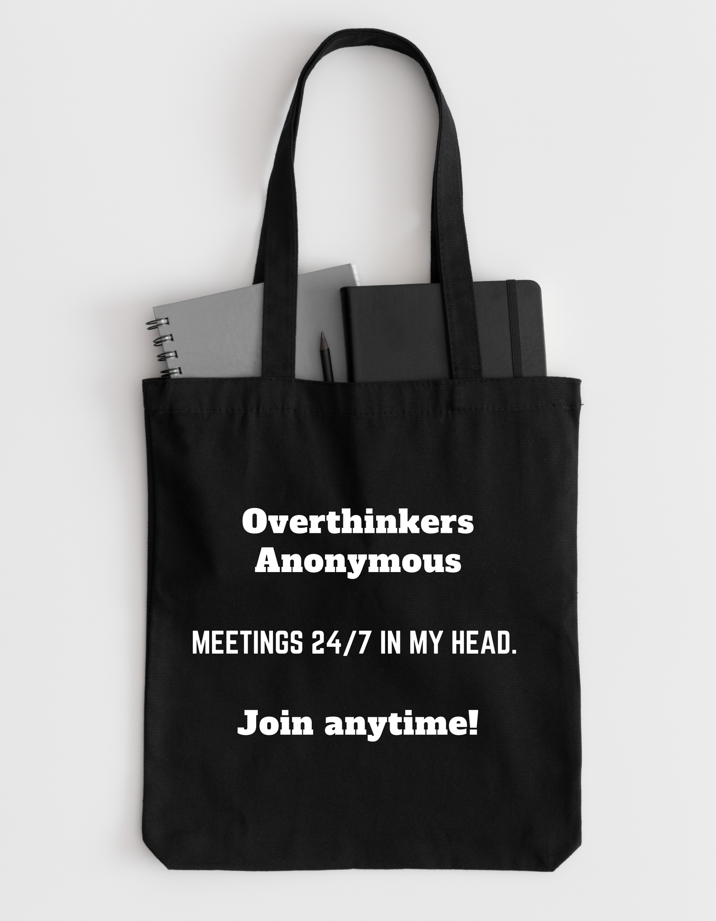 Overthinkers Anonymous - Tote bag